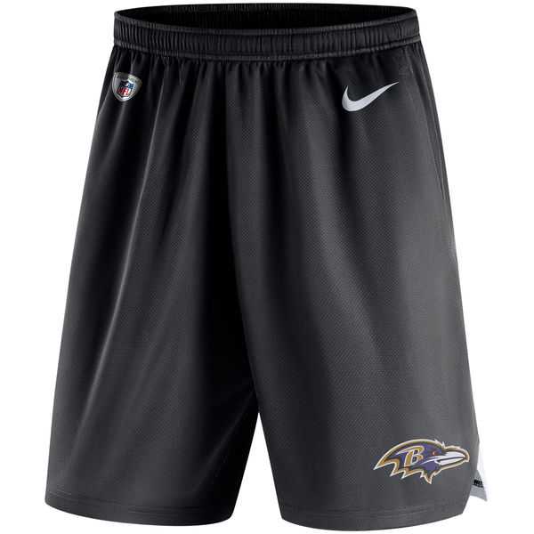 Men's Baltimore Ravens Nike Black Knit Performance Shorts,We sell and wholesale Men's Baltimore Ravens Nike Black Knit Performance Shorts on line form chian!